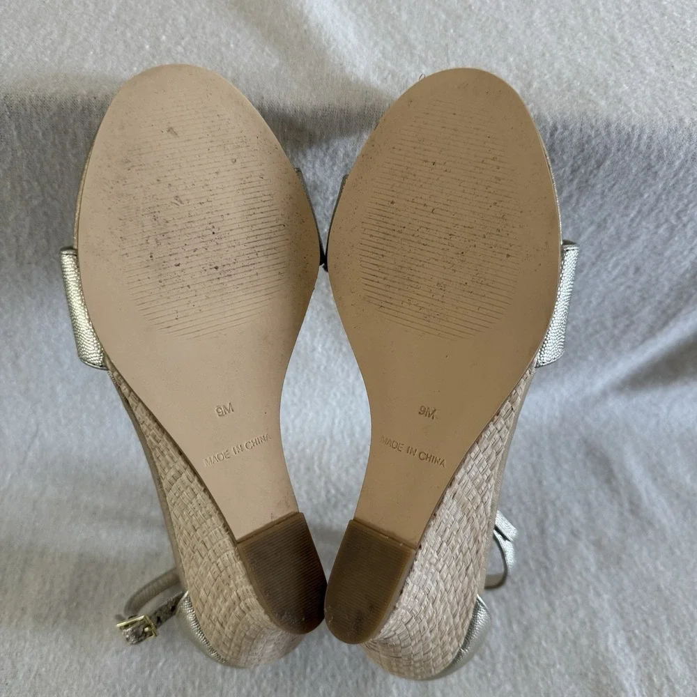 LILLY PULITZER BRIDGETTE WEDGE SANDALS SIZE 9M